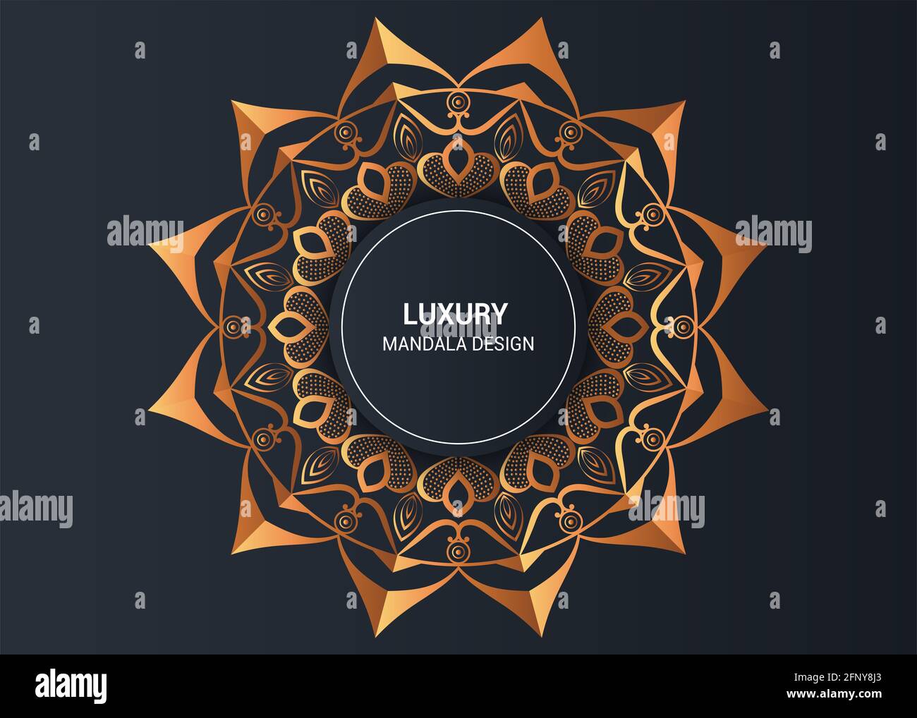 historique traditionnel-arabe-mandala-style-ramadan-kareem-eid-salutation beau design. Banque D'Images