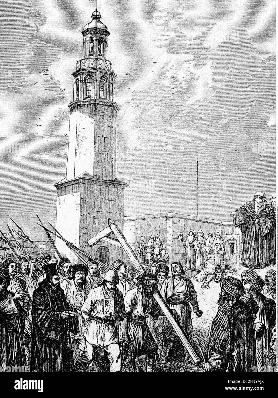 Soulèvement bulgare d'avril, avril à mai 1876, INFO-DROITS-SUPPLÉMENTAIRES-NON-DISPONIBLES Banque D'Images