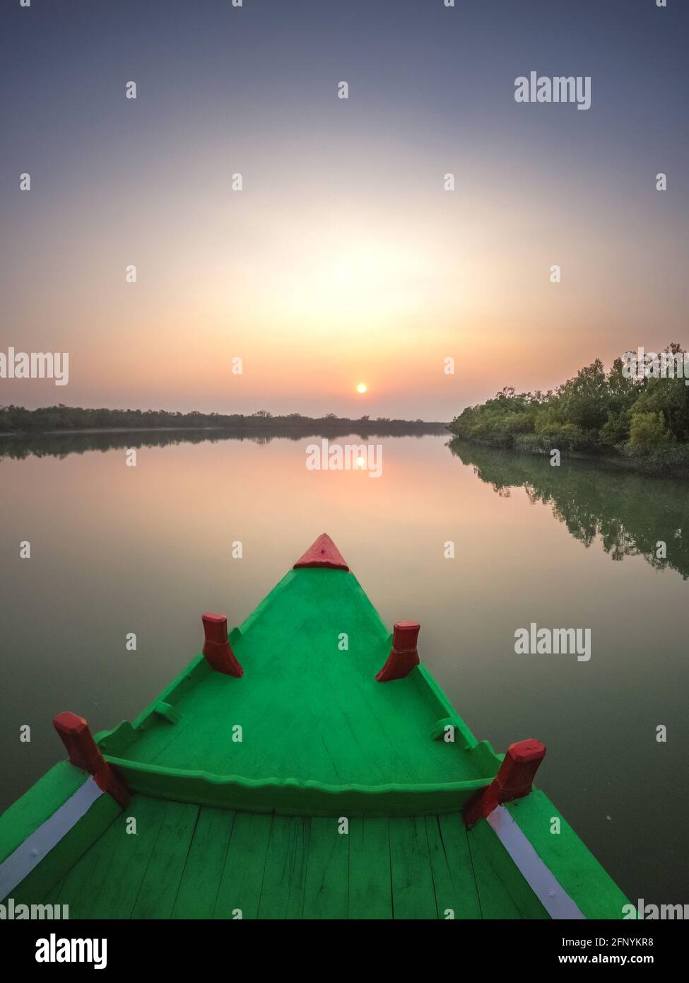 Safari Boat, Sunderbans, Bengale-Occidental, Inde Banque D'Images