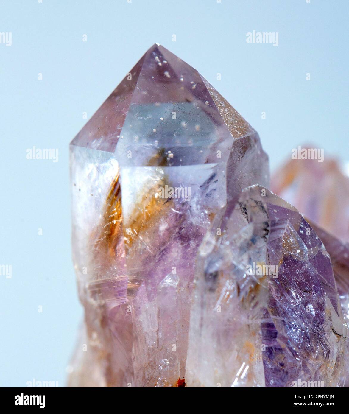 spécimen minéral amétrine pierre géologie roche cristal Banque D'Images