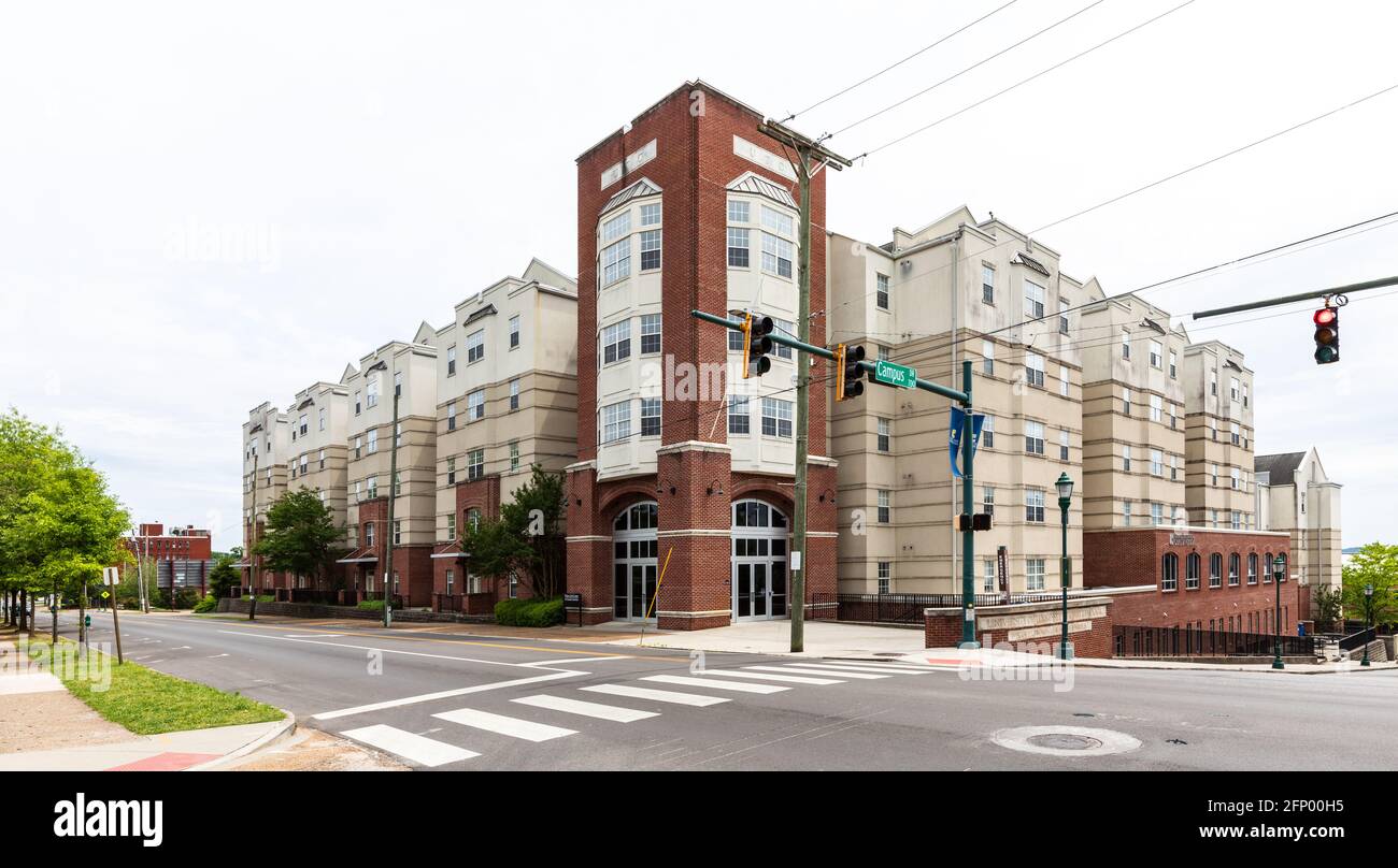 CHATTANOOGA, TN, USA-8 MAI 2021 : Université du Tennessee, campus sud de Probasco, UC Foundation Apartments Banque D'Images