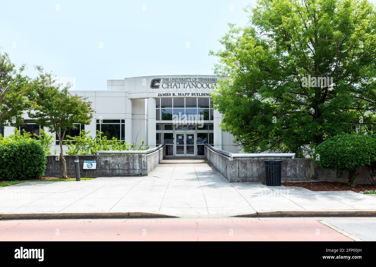 CHATTANOOGA, TN, USA-8 MAI 2021 : Université du Tennessee, bâtiment James R. Mapp. Banque D'Images