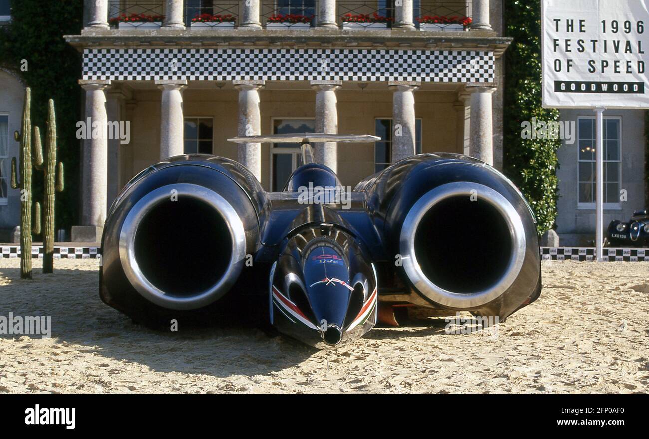 Voiture Land Speed Record au Goodwood Festival of Speed 1996 Banque D'Images