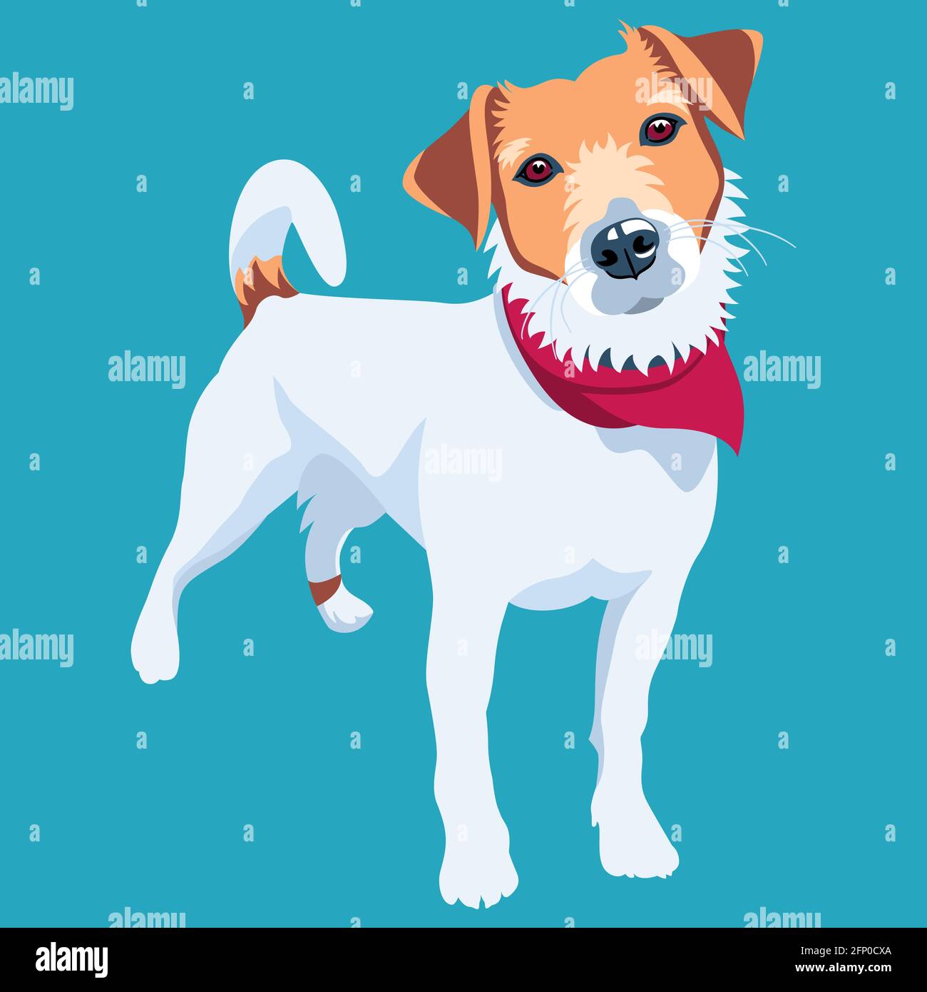 cartoon-dog-jack-russell-terrier-banque-d-images-vectorielles-alamy