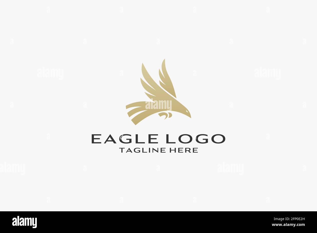 logo d'icône représentant une illustration vectorielle eagle. Illustration de Vecteur