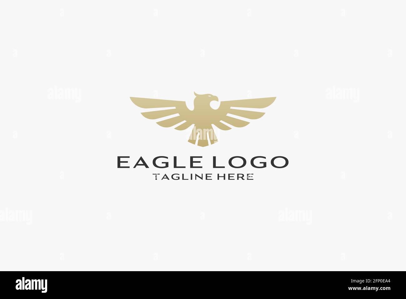 logo d'icône représentant une illustration vectorielle eagle. Illustration de Vecteur