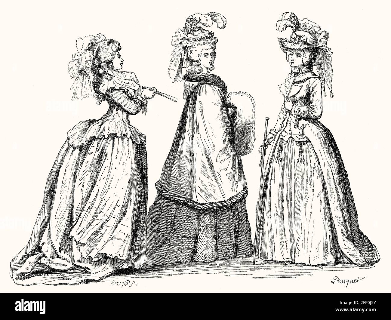 Couturiere 18eme siecle Banque de photographies et d’images à haute ...