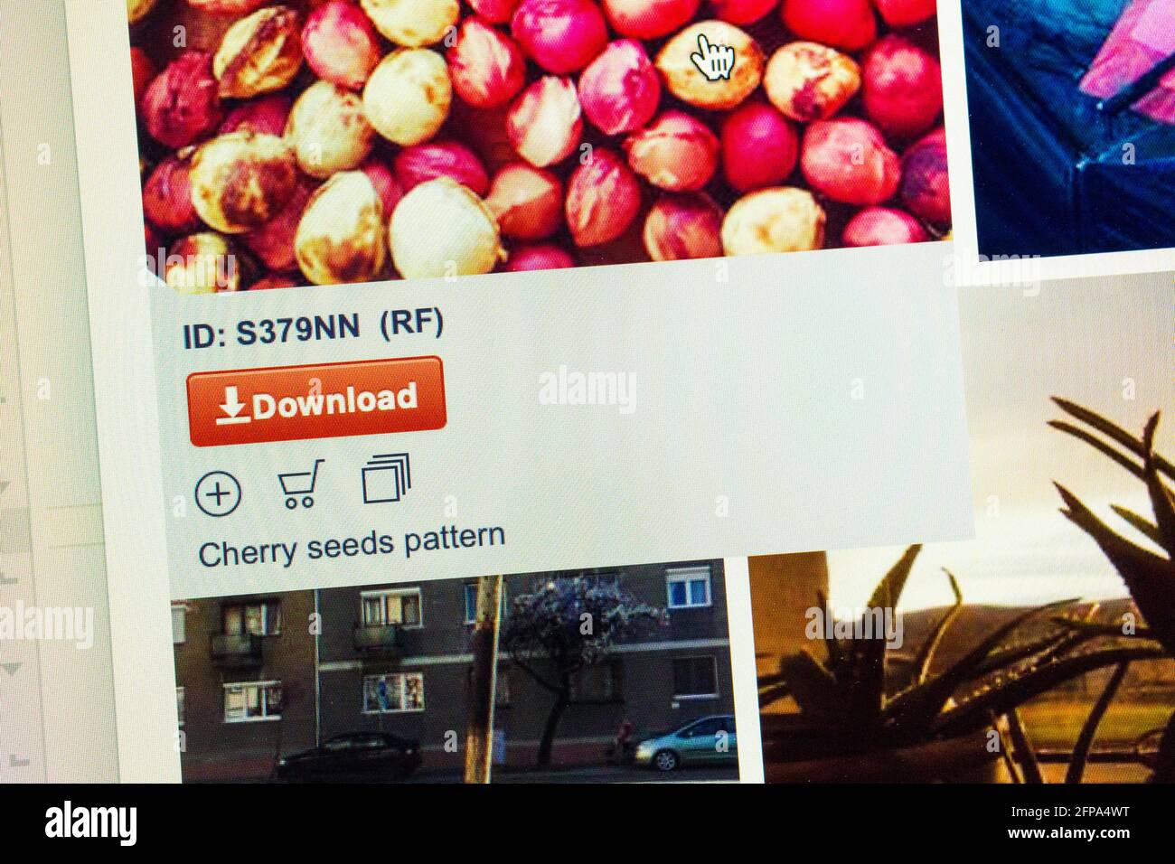 Téléchargez l'image de l'application Stockimo pour iPhone Banque D'Images