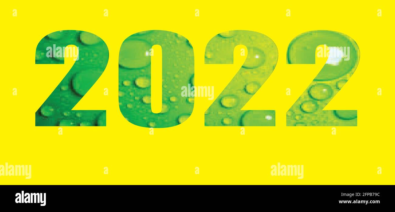 2022 image Illustration de Vecteur