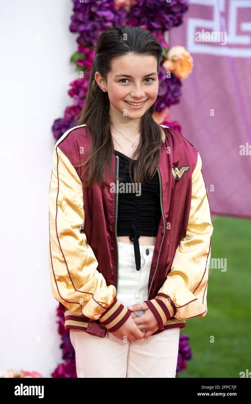 Londres, Royaume-Uni. 20 mai 2020. Lilly Aspell assistant à la soirée d'ouverture du cinéma Hideway, qui se lance avec une projection de Wonder Woman 1984. Crédit : Doug Peters/Alamy Live News Banque D'Images