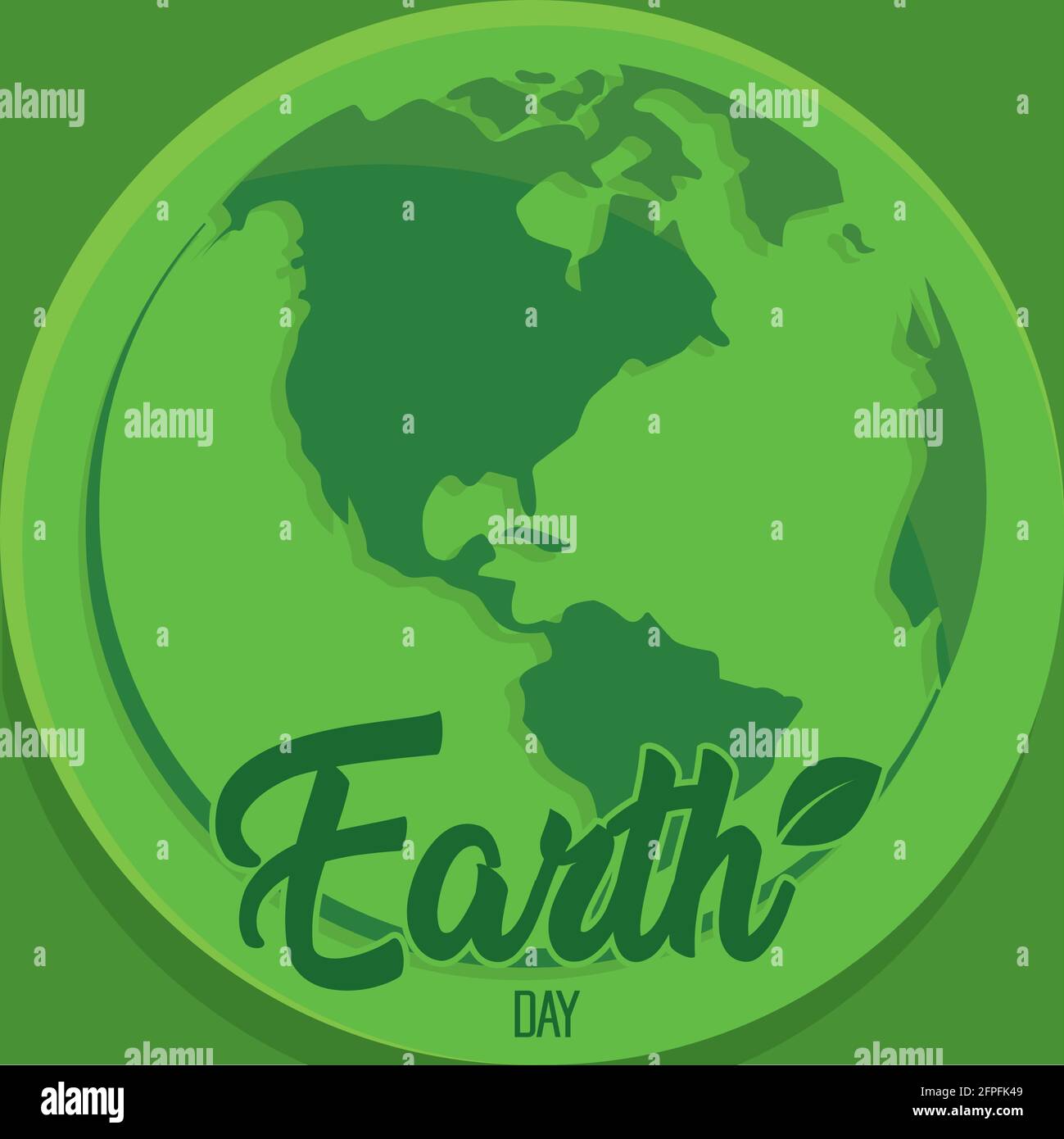Affiche du jour de la Terre Planet Earth Vector illustration Illustration de Vecteur