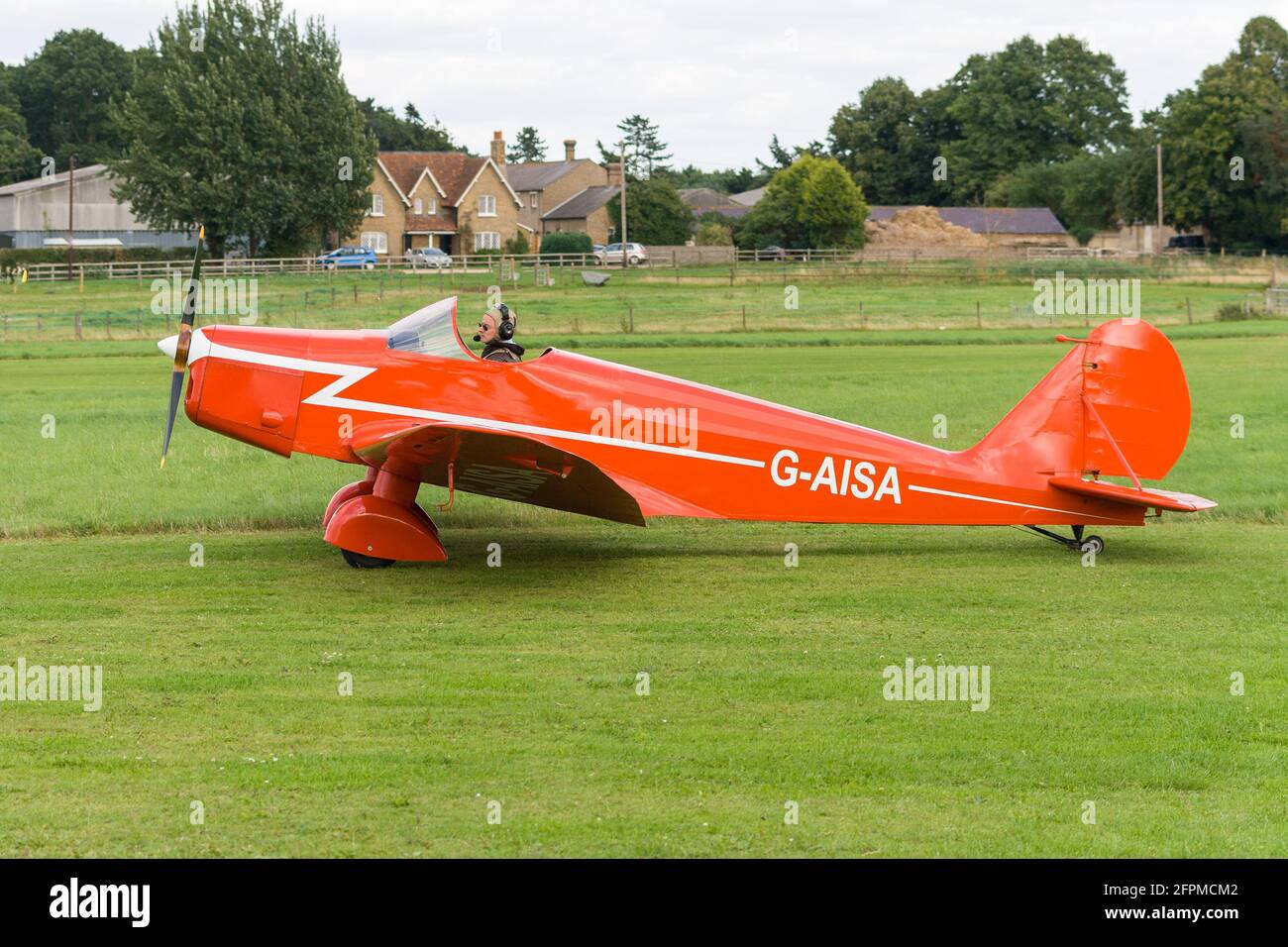 Un avion d'époque à Old Warden Airfield Banque D'Images