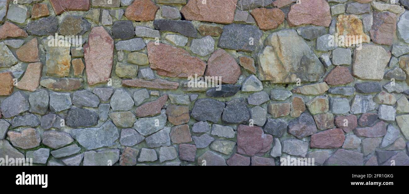 Fond de mur en pierre. Mur de brique de grande pierre Banque D'Images