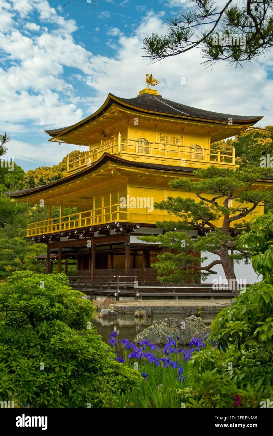 Kinkaku-ji, Pavillon d'or, Kyoto Banque D'Images