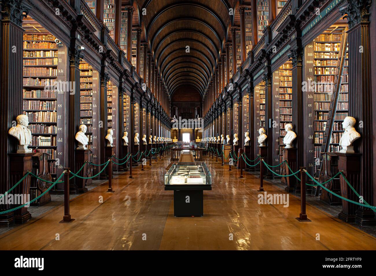 Bibliothèque de l'Université Trinity, Dublin, Irlande Banque D'Images