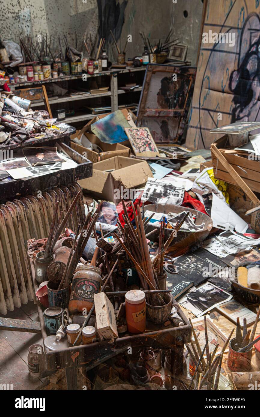 Francis Bacon Studio, Dublin Museum, Dublin, Irlande Banque D'Images