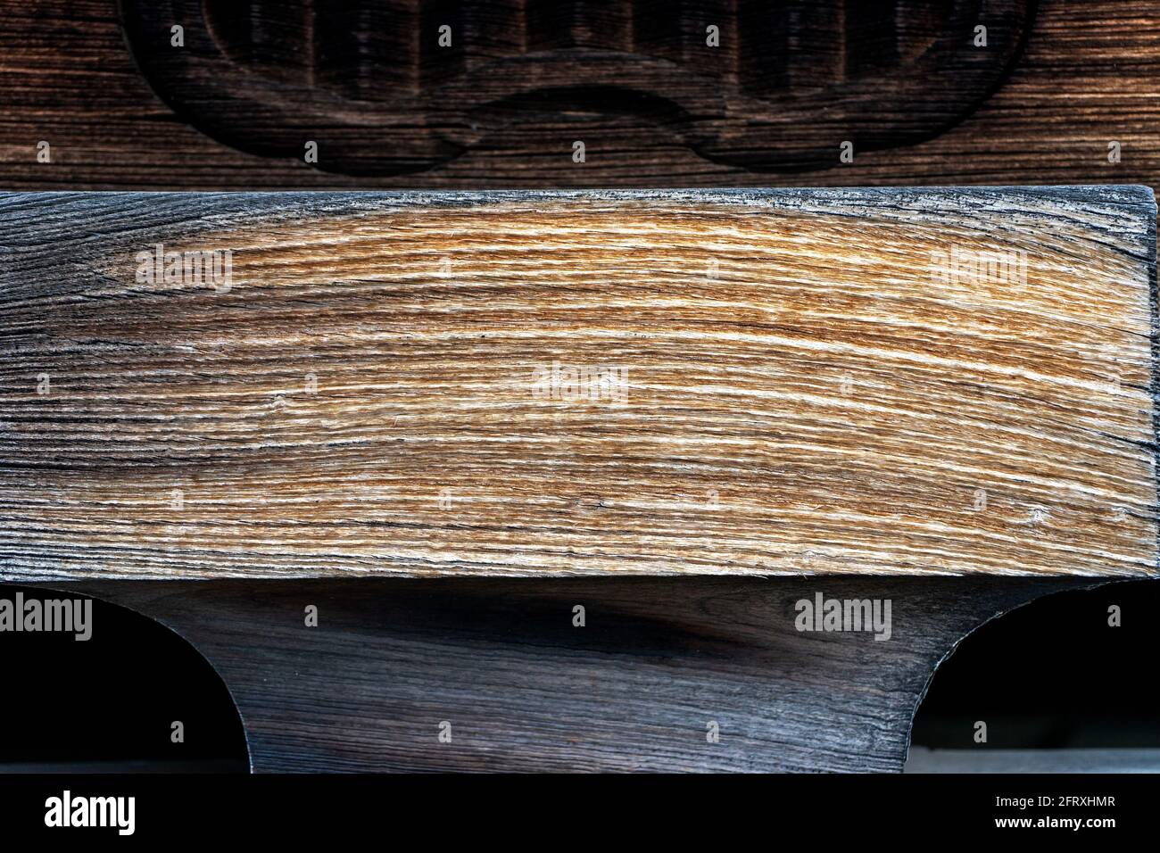 texture de bois d'écorce brun. Arrière-plan naturel abstrait Banque D'Images