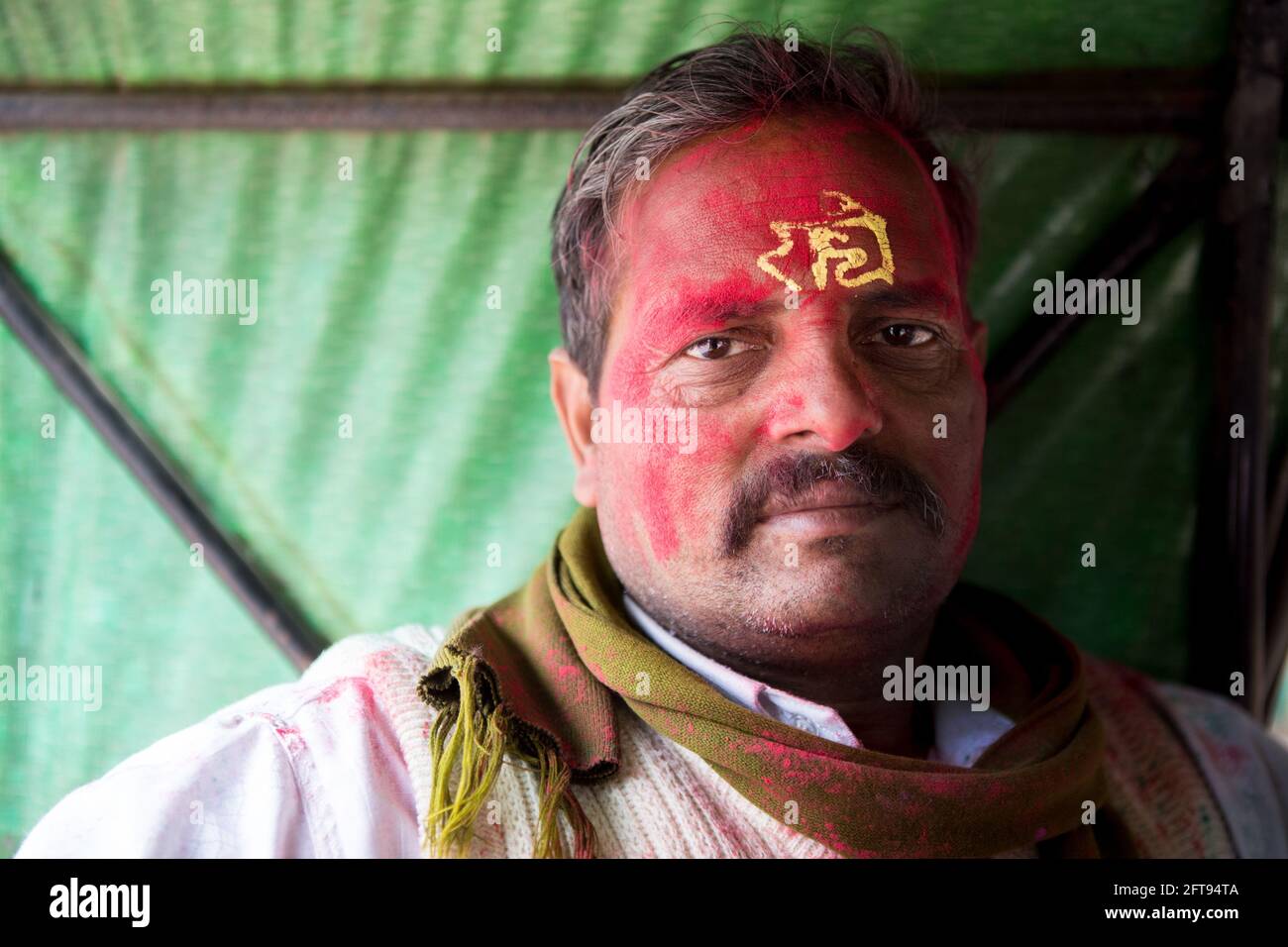 Lathmar Holi 2017 Barsana Nandgaon Vrindavan Festivals à travers l'Inde Festival De couleurs à travers l'Inde Banque D'Images