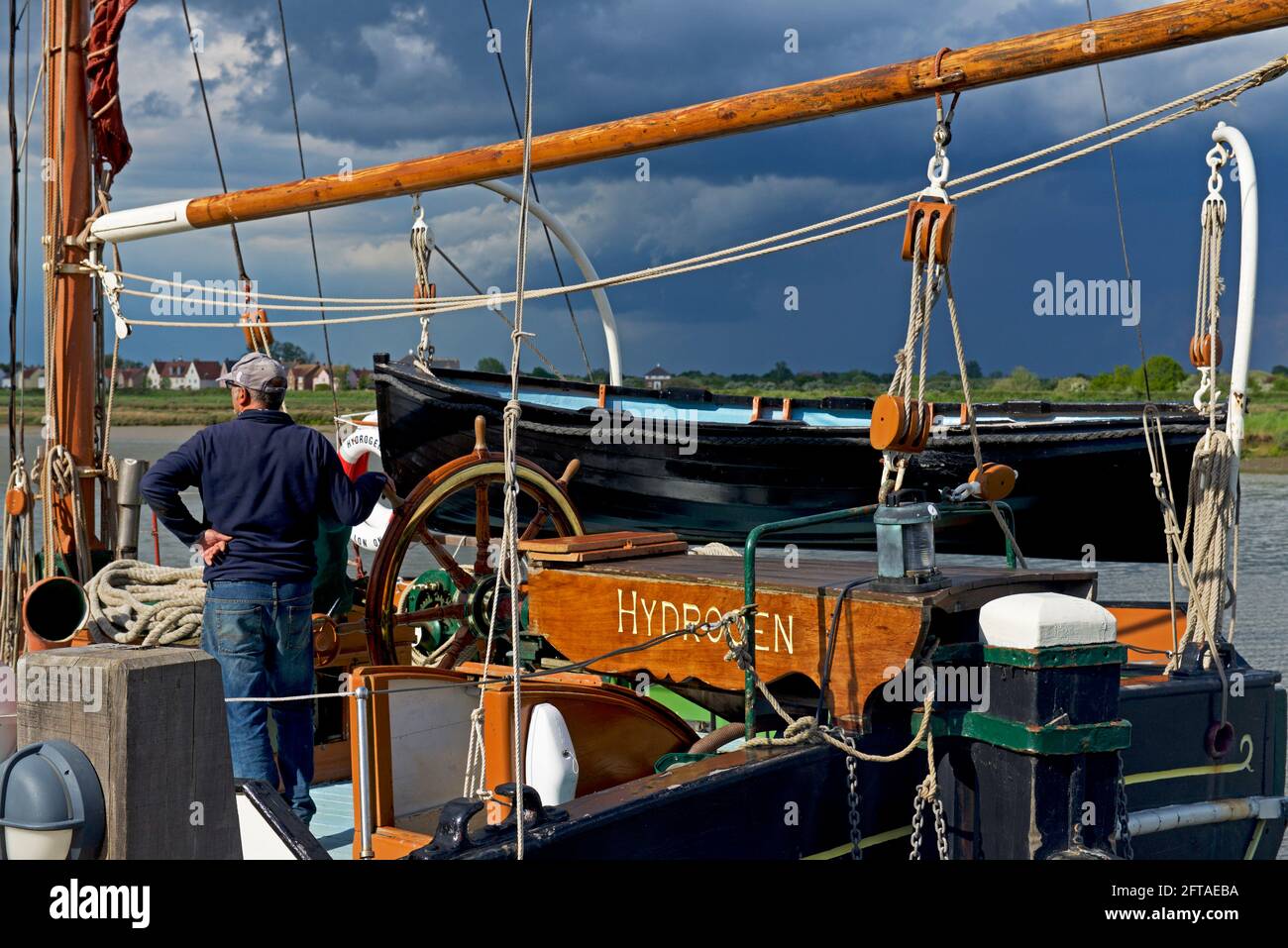 L'estuaire de Blackwater à Maldon, Essex, Angleterre Royaume-Uni Banque D'Images