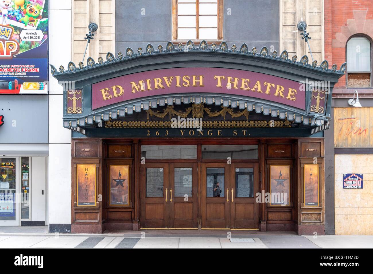 Le Ed Mirvish Theatre, rue Yonge, au centre-ville de Toronto, au Canada. L'ancien bâtiment est un lieu historique dans la capitale de la province de l'Ontario Banque D'Images