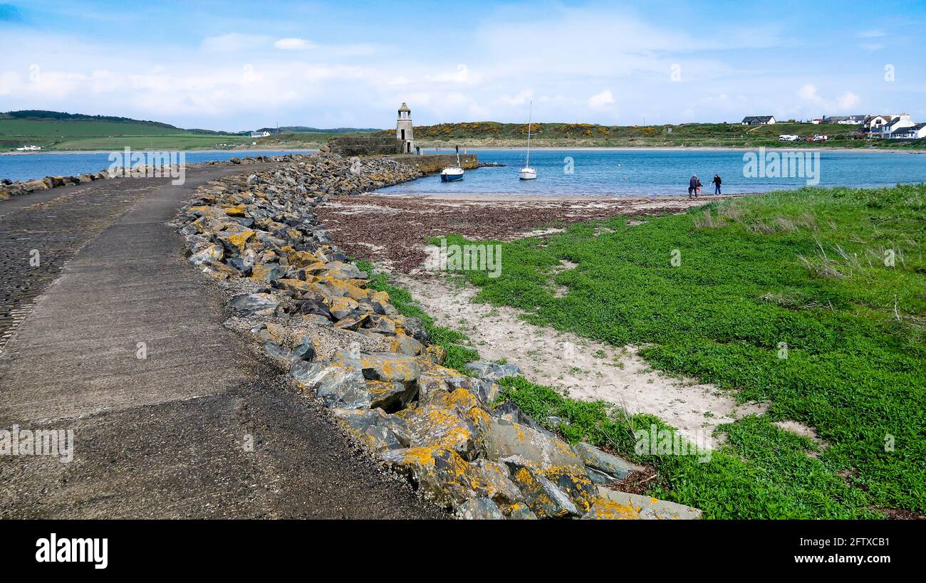 Port Logan Rhins de Galloway Wigtownshire Banque D'Images