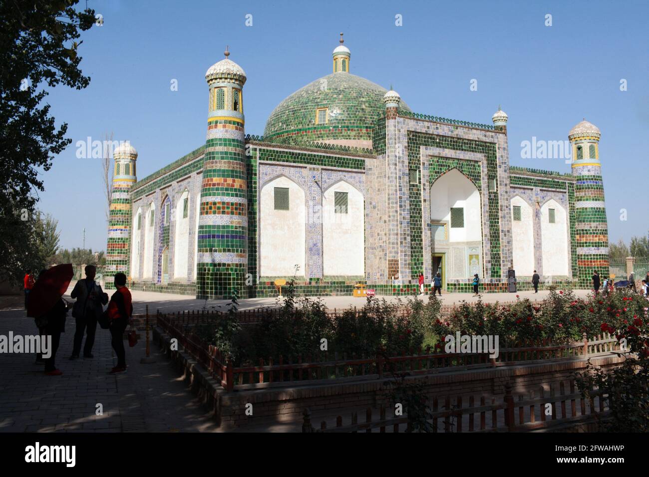 ABA Khoja Mausolée près de la ville de Kashgar. Xinjiang, Chine 2019 Banque D'Images