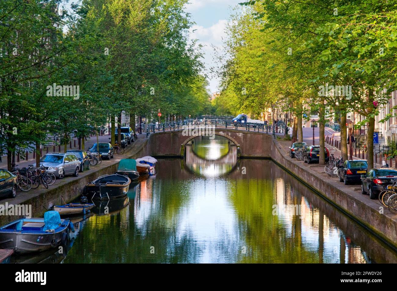 Leidsegracht, Amsterdam Banque D'Images