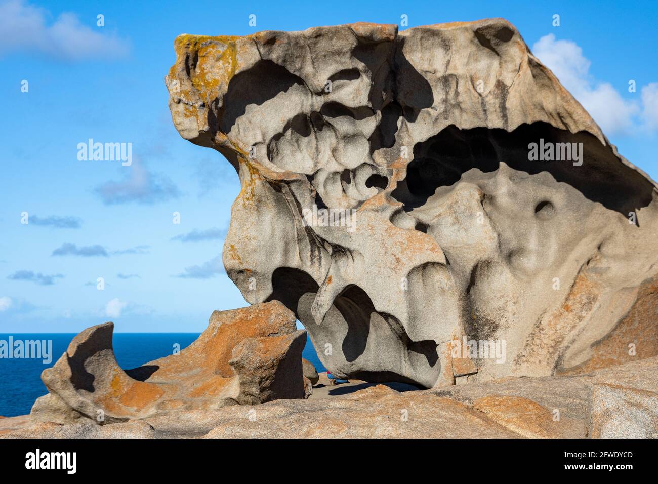 Des rochers remarquables dans le parc national de Flinders Chase sur ...