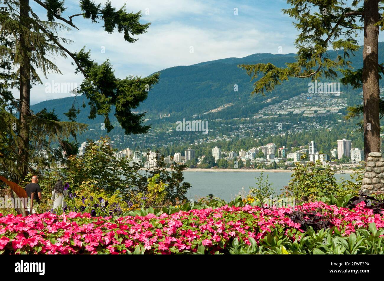 Vue de Prospect point, parc Stanley, Vancouver, Colombie-Britannique, Canada Banque D'Images