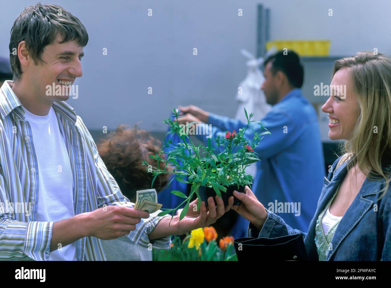 2006 MARCHÉ HISTORIQUE DES JEUNES AGRICULTEURS UNION SQUARE MANHATTAN NOUVEAU YORK, ÉTATS-UNIS Banque D'Images