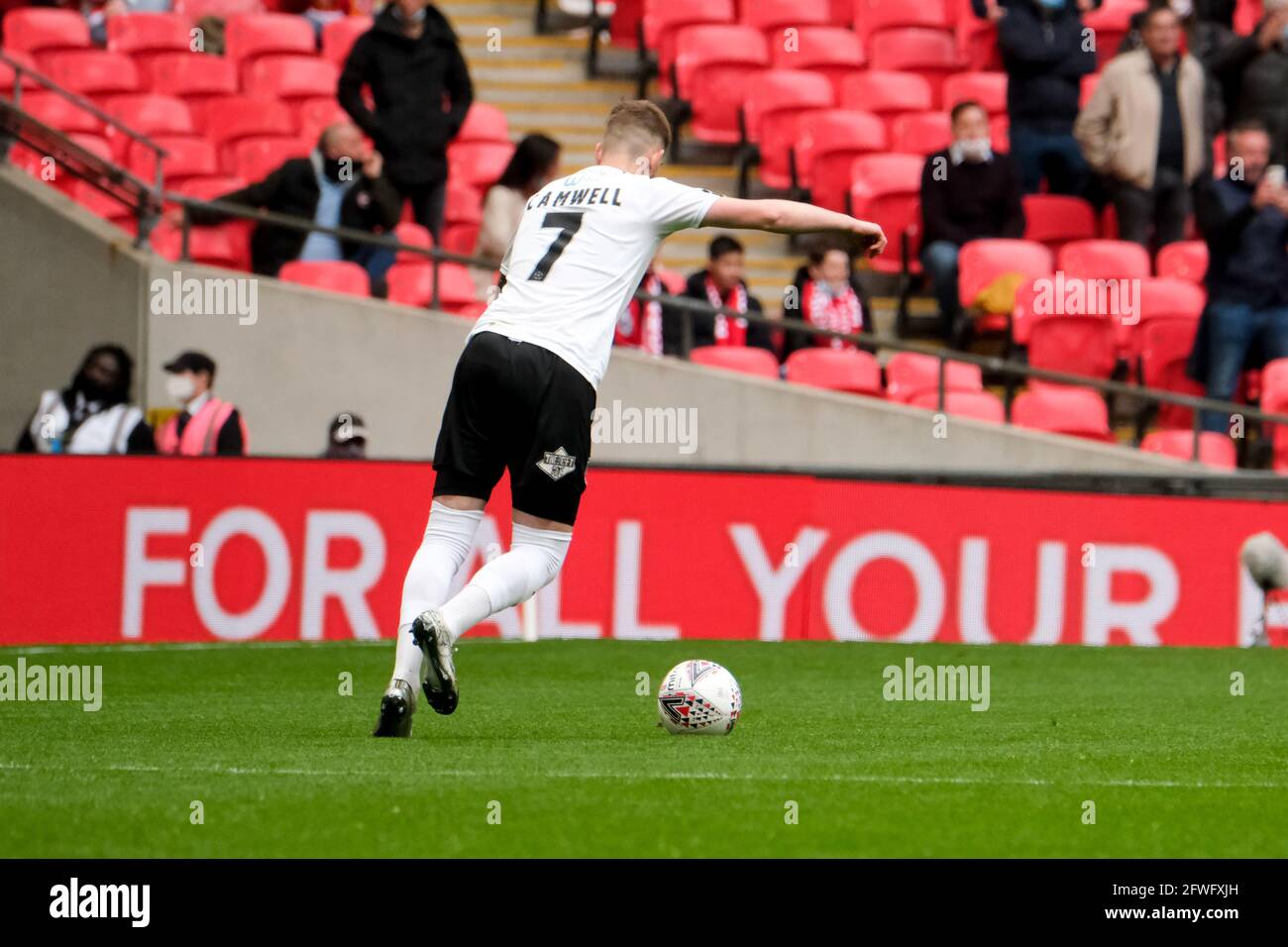 Londres, Royaume-Uni. 22 mai 2021 - Londres, Royaume-Uni: Hereford FC prendre AFC Hornchurch dans la finale FA Trophy. Crédit: Thomas Jackson crédit: Thomas Jackson/Alamy Live News Banque D'Images