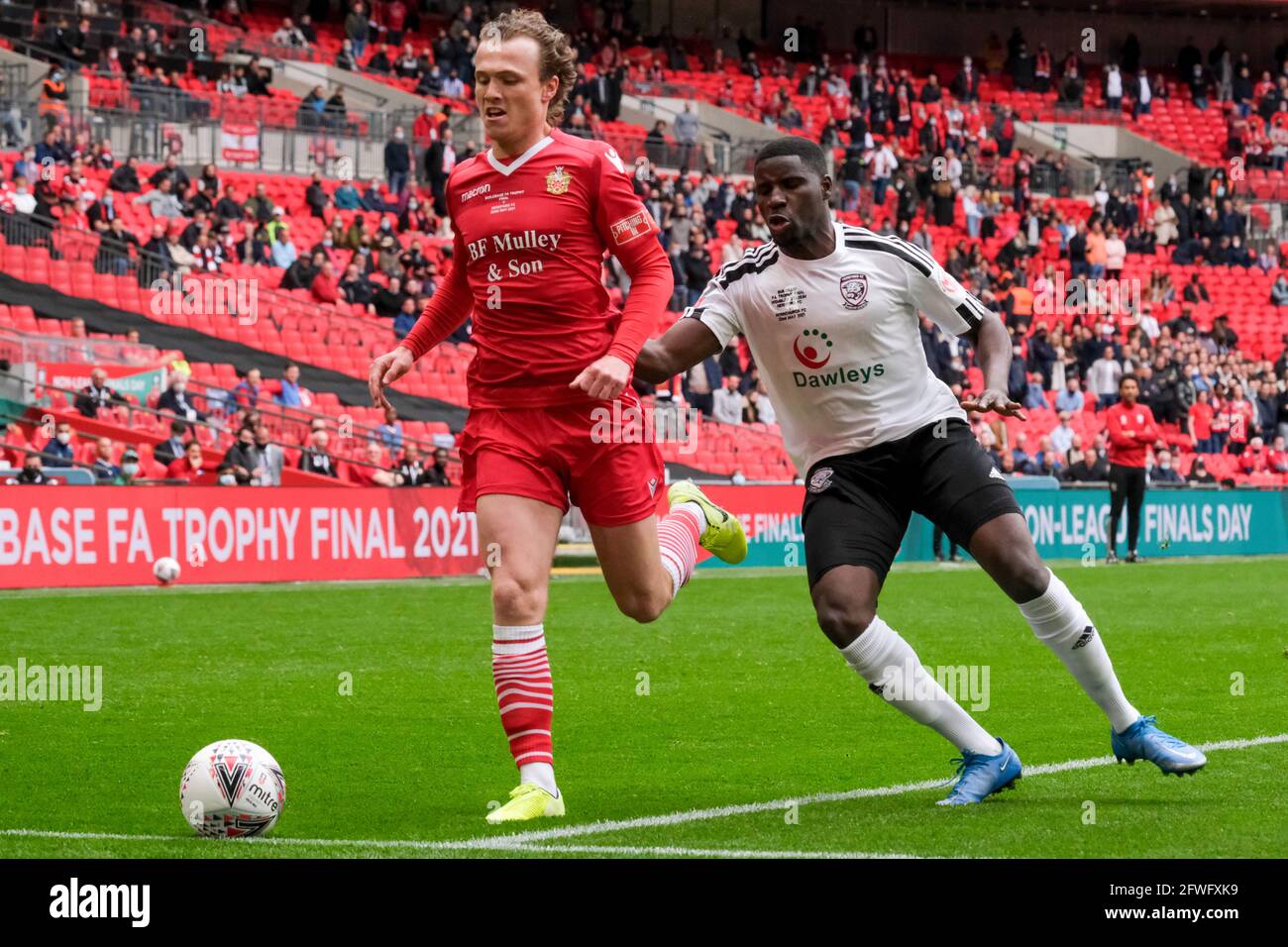 Londres, Royaume-Uni. 22 mai 2021 - Londres, Royaume-Uni: Hereford FC prendre AFC Hornchurch dans la finale FA Trophy. Crédit: Thomas Jackson crédit: Thomas Jackson/Alamy Live News Banque D'Images