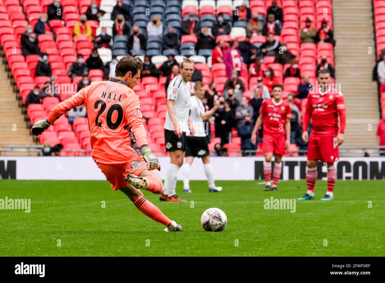 Londres, Royaume-Uni. 22 mai 2021 - Londres, Royaume-Uni: Hereford FC prendre AFC Hornchurch dans la finale FA Trophy. Crédit: Thomas Jackson crédit: Thomas Jackson/Alamy Live News Banque D'Images