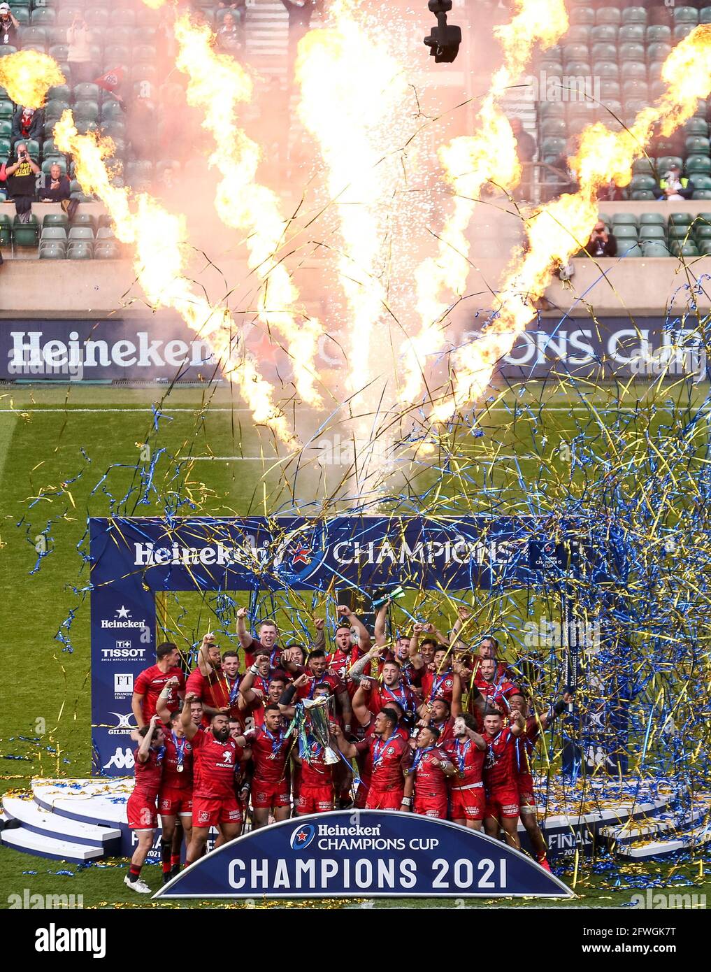 Londres, Angleterre, 22 mai 2021, Rugby Union, finale de la coupe des champions Heineken, la Rochelle v Toulouse, Twickenham, 2021, 22/05/2021 Credit:Paul Harding/Alamy Live News Banque D'Images