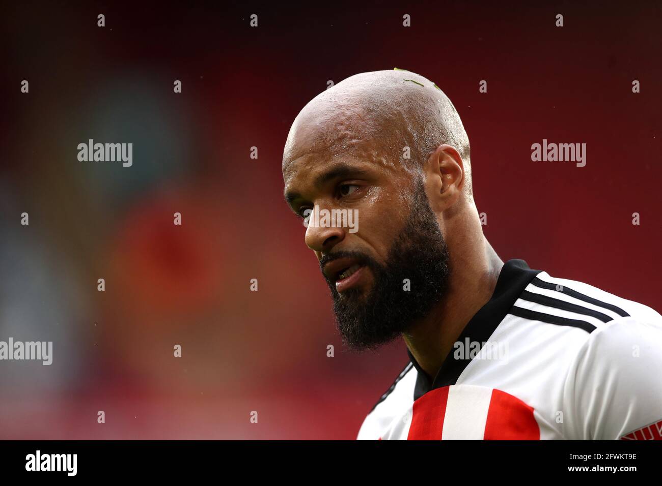 David McGoldrick de Sheffield United lors du match de la Premier League à Bramall Lane, Sheffield. Date de la photo: Dimanche 23 mai 2021. Banque D'Images