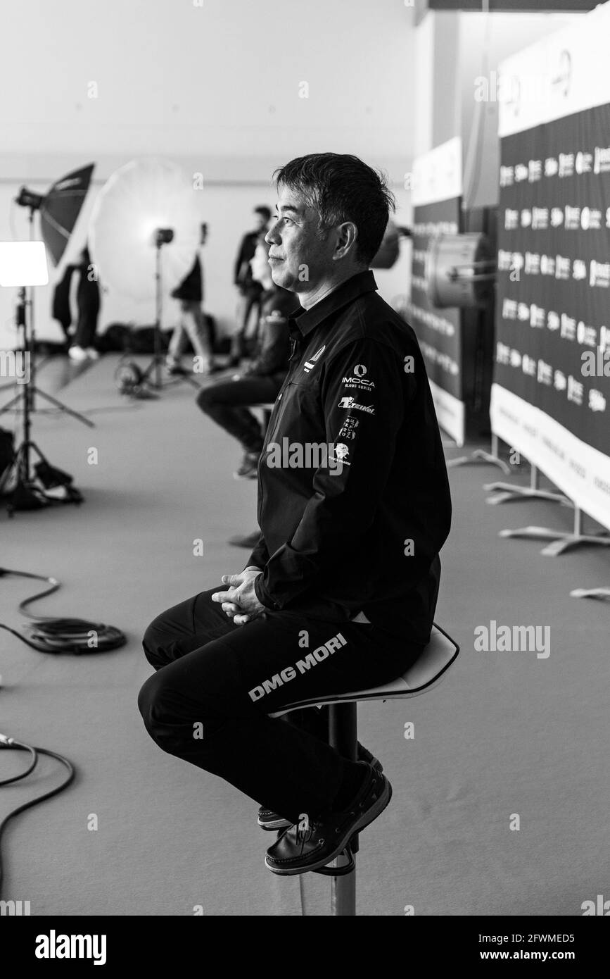 Kojiro Shiraishi (Jap), portrait lors de la cérémonie de remise du prix du Vendée Globe 2020-2021, 9e édition de la course de yacht solo non-stop au monde, le 2 mai 2021 à les Sables-d'Olonne, France - photo Thomas Deregneaux / DPPI Banque D'Images