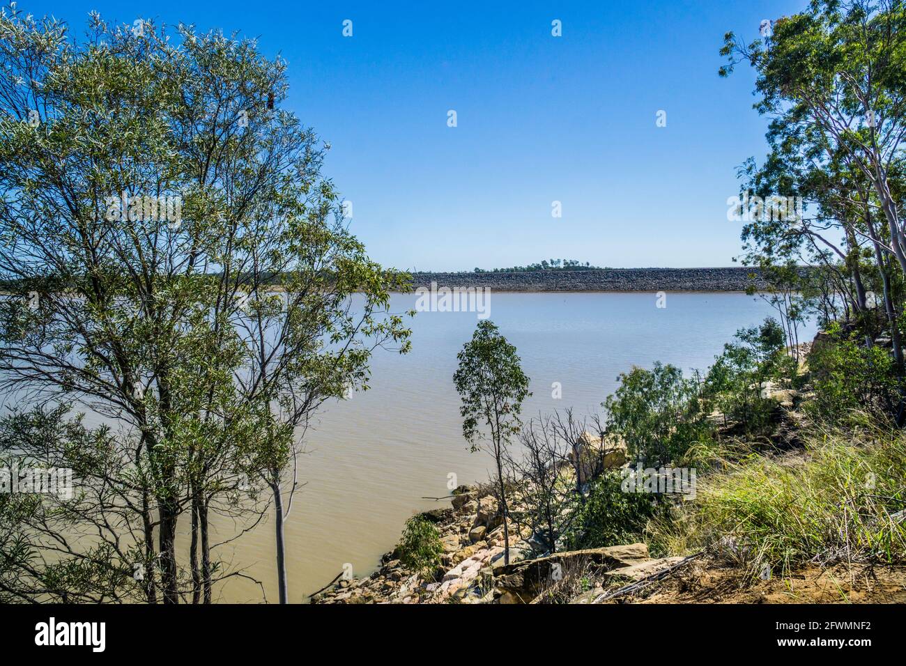 vier du lac Marabuon près d'Emerald dans le centre du Queensland, en Australie Banque D'Images