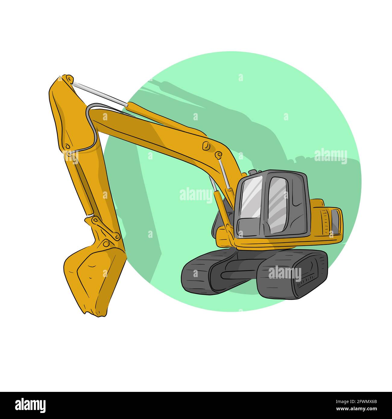Tractopelle Banque D Images Detourees Alamy