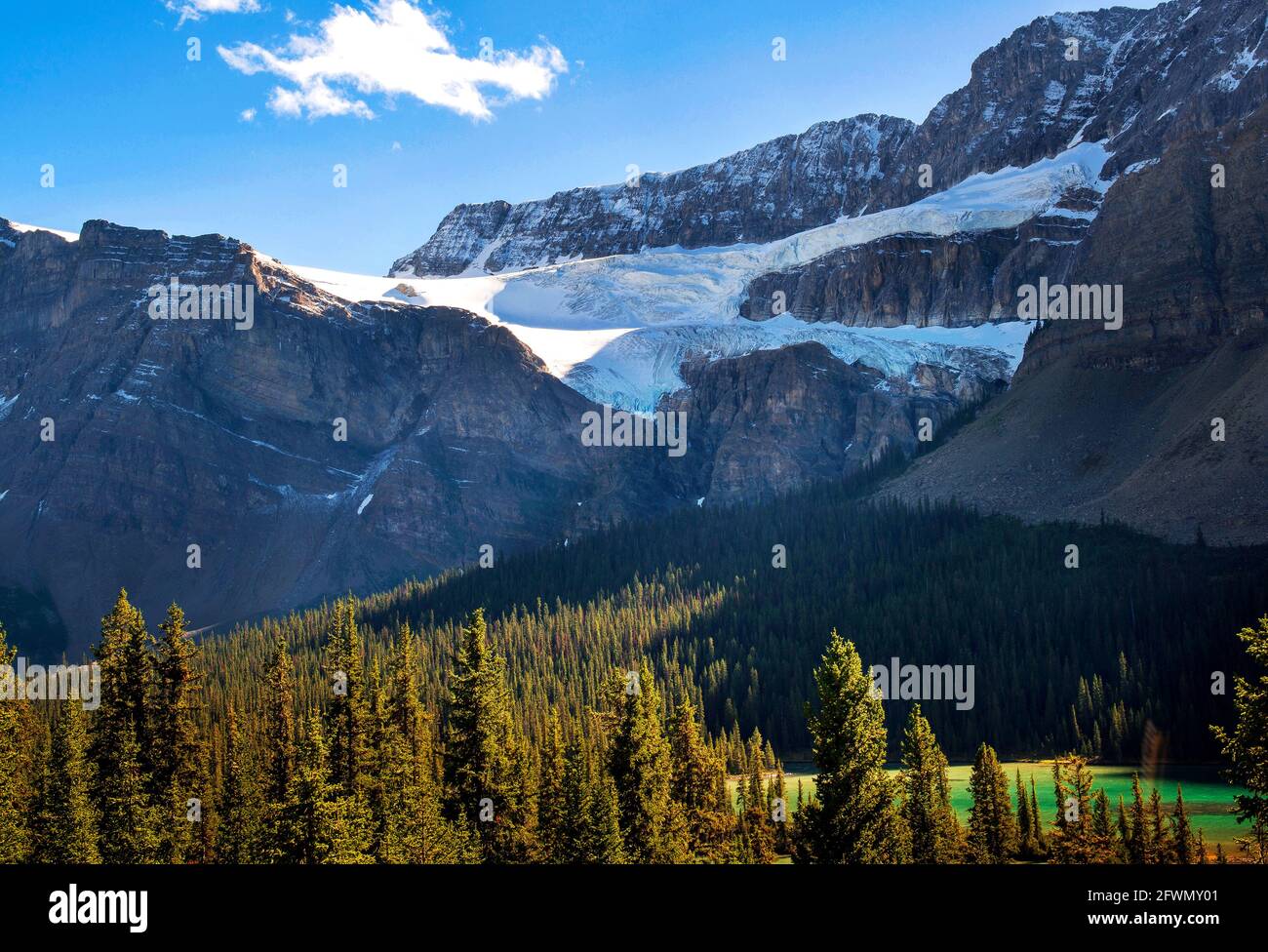 Glacier Crowfoot, Banff National Park, Alberta, Canada Photo Stock - Alamy