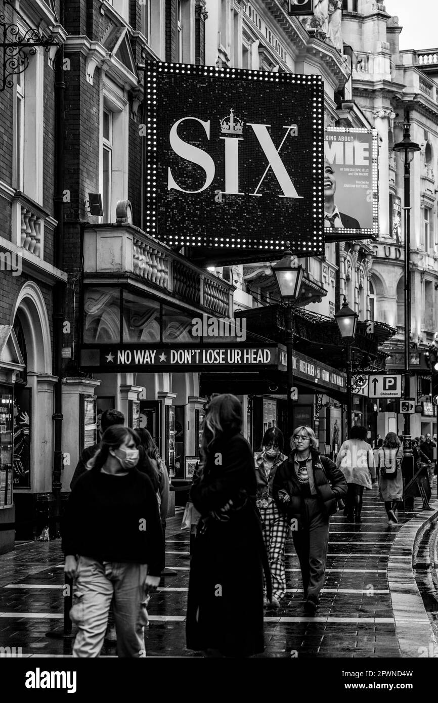 Londres The West End et Soho Banque D'Images