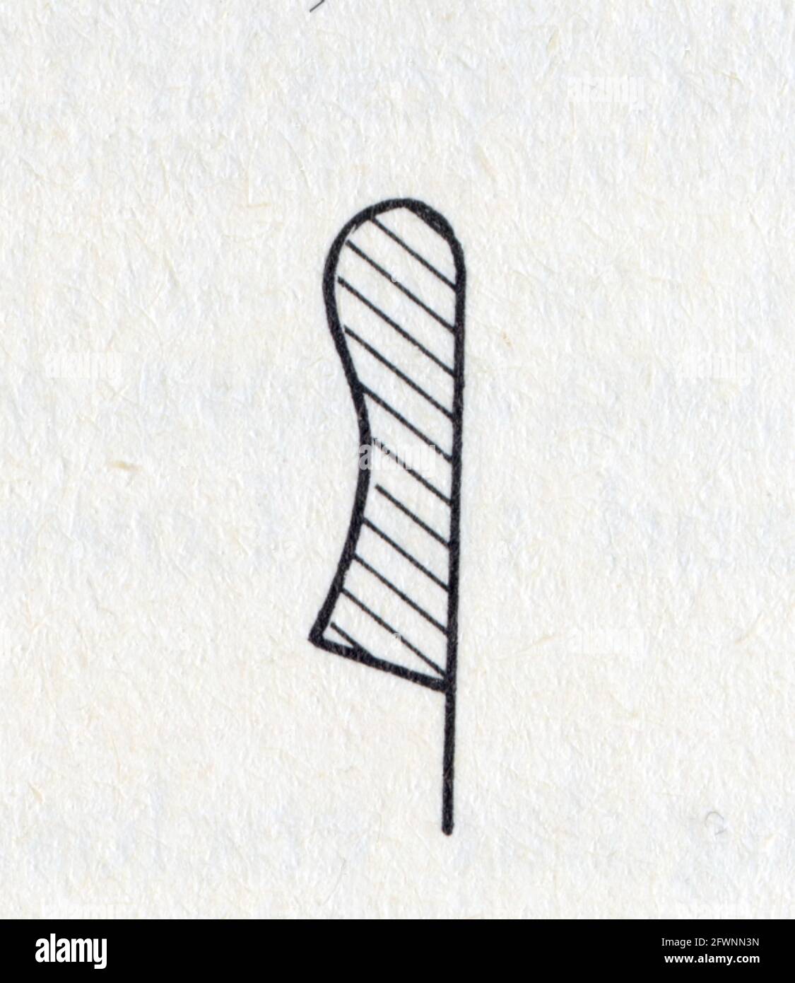 Quand ils ne sont pas identifiés par l'inscription les accompagnant, la plupart des dieux et déesses égyptiens peuvent être identifiés par leurs robes-têtes individuelles, bien que Banque D'Images