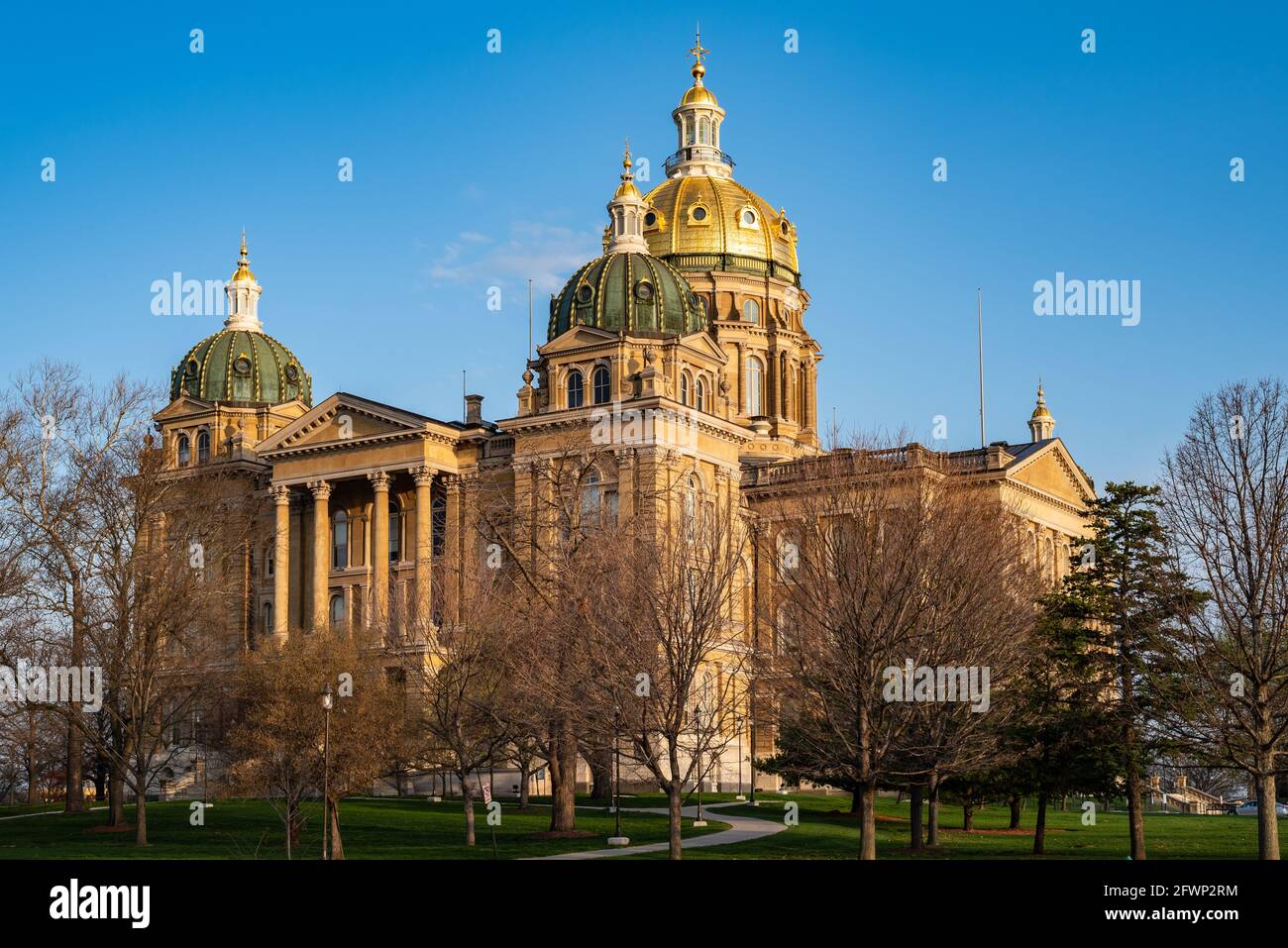 Capitole de l'État de l'Iowa à des Moines, Iowa Banque D'Images