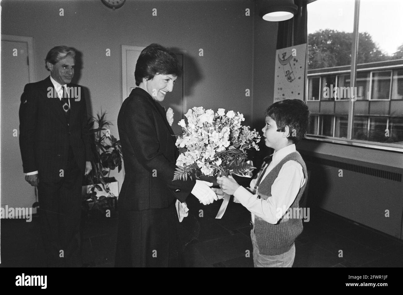 La princesse Margriet à la cérémonie de remise des prix concours de poésie pour enfants UNESCO/NCRV, 23 juin 1980, poèmes, pays-Bas, agence de presse du xxe siècle photo, nouvelles à retenir, documentaire, photographie historique 1945-1990, histoires visuelles, L'histoire humaine du XXe siècle, immortaliser des moments dans le temps Banque D'Images