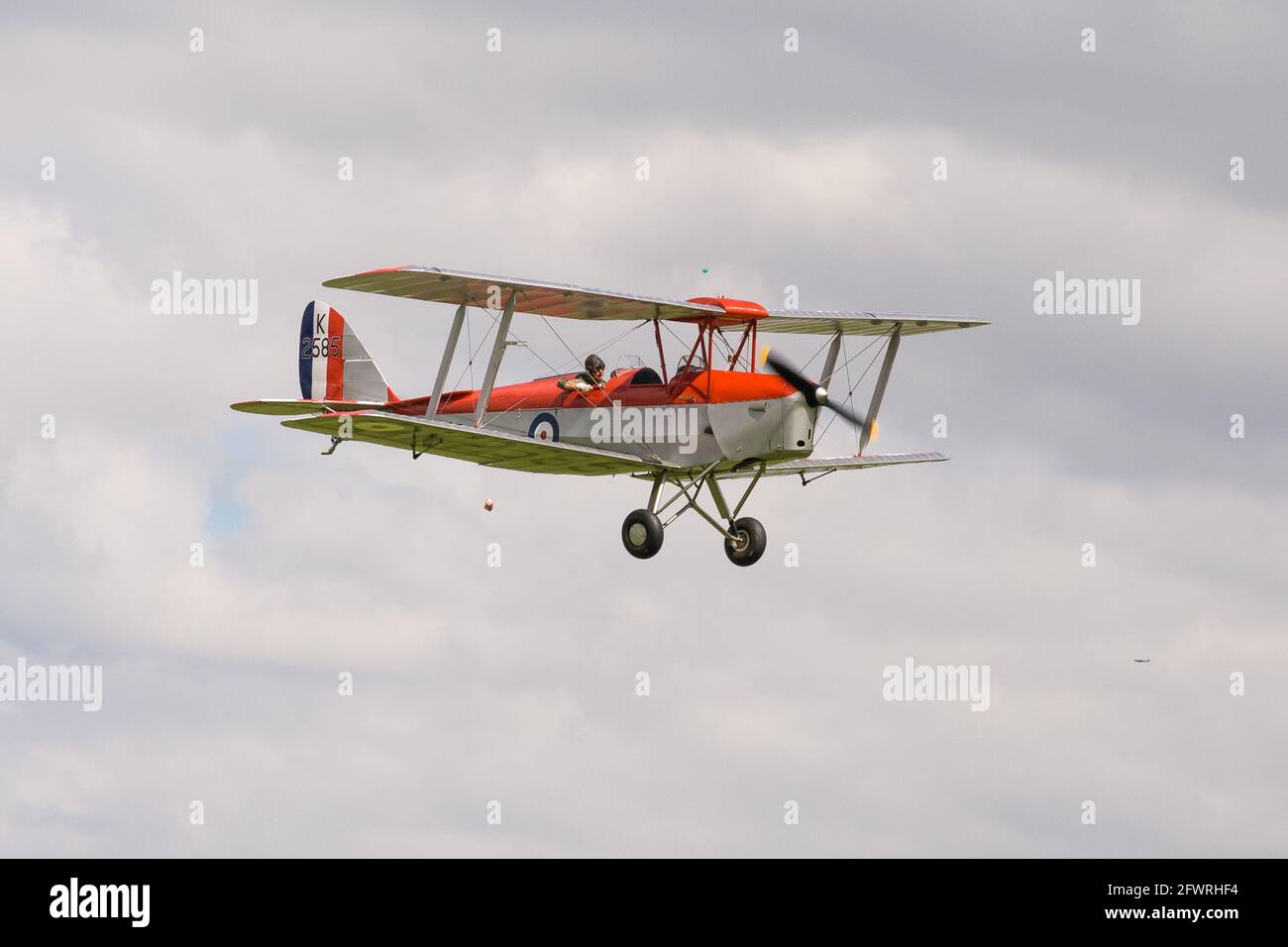 Un avion à l'écran de Shuttleworth Banque D'Images