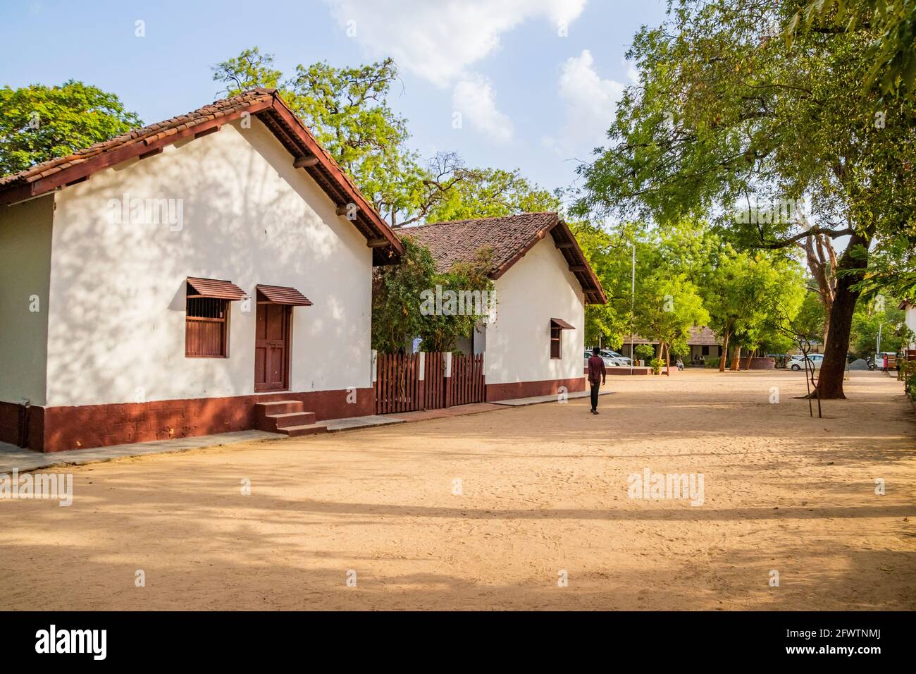 Vues diverses sur l'Ashram de Sabarmati Banque D'Images