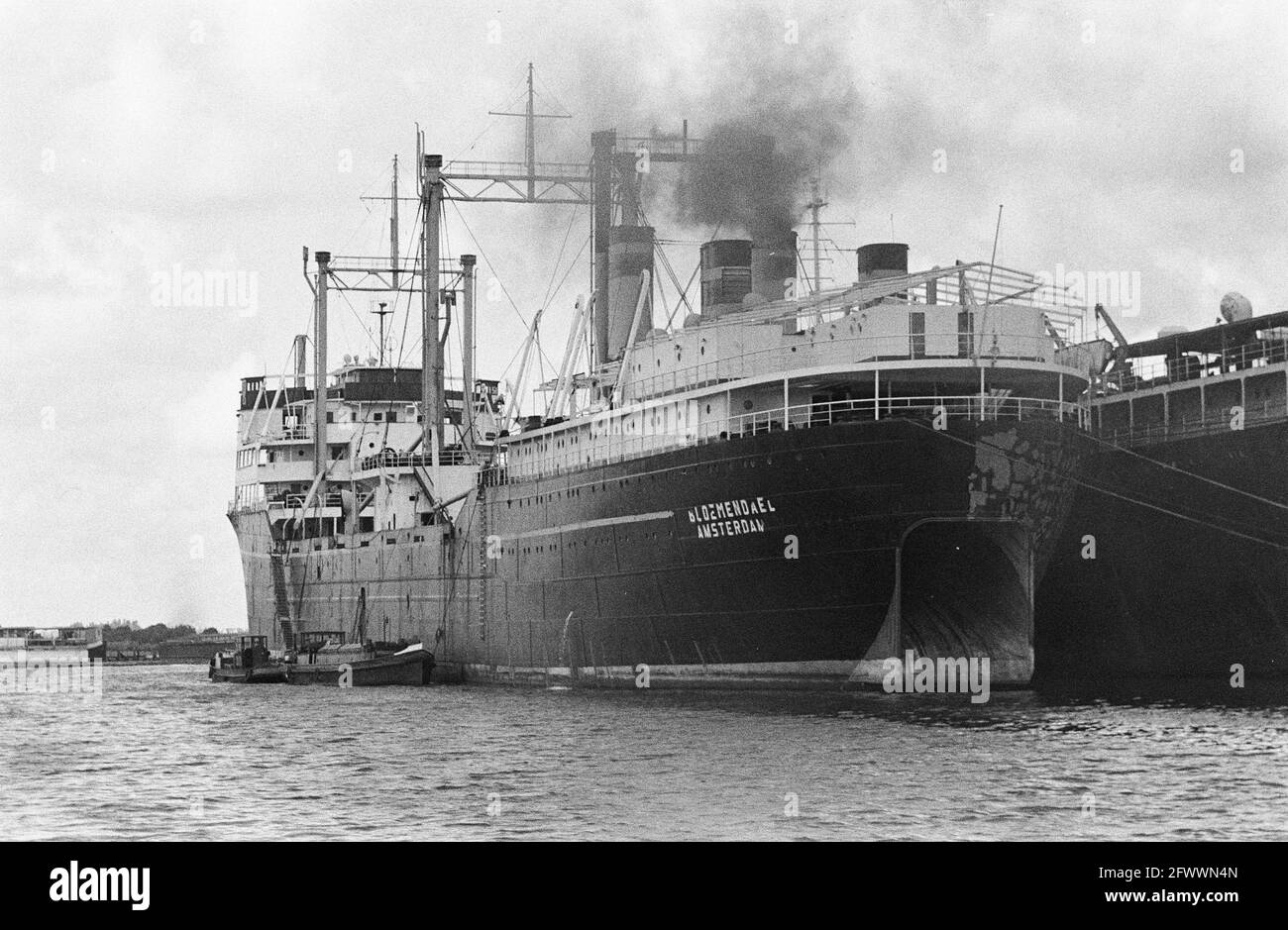 Le port d'Amsterdam grandit, 6 septembre 1960, HAVENS, pays-Bas, agence de presse du XXe siècle photo, news to remember, documentaire, photographie historique 1945-1990, histoires visuelles, L'histoire humaine du XXe siècle, immortaliser des moments dans le temps Banque D'Images