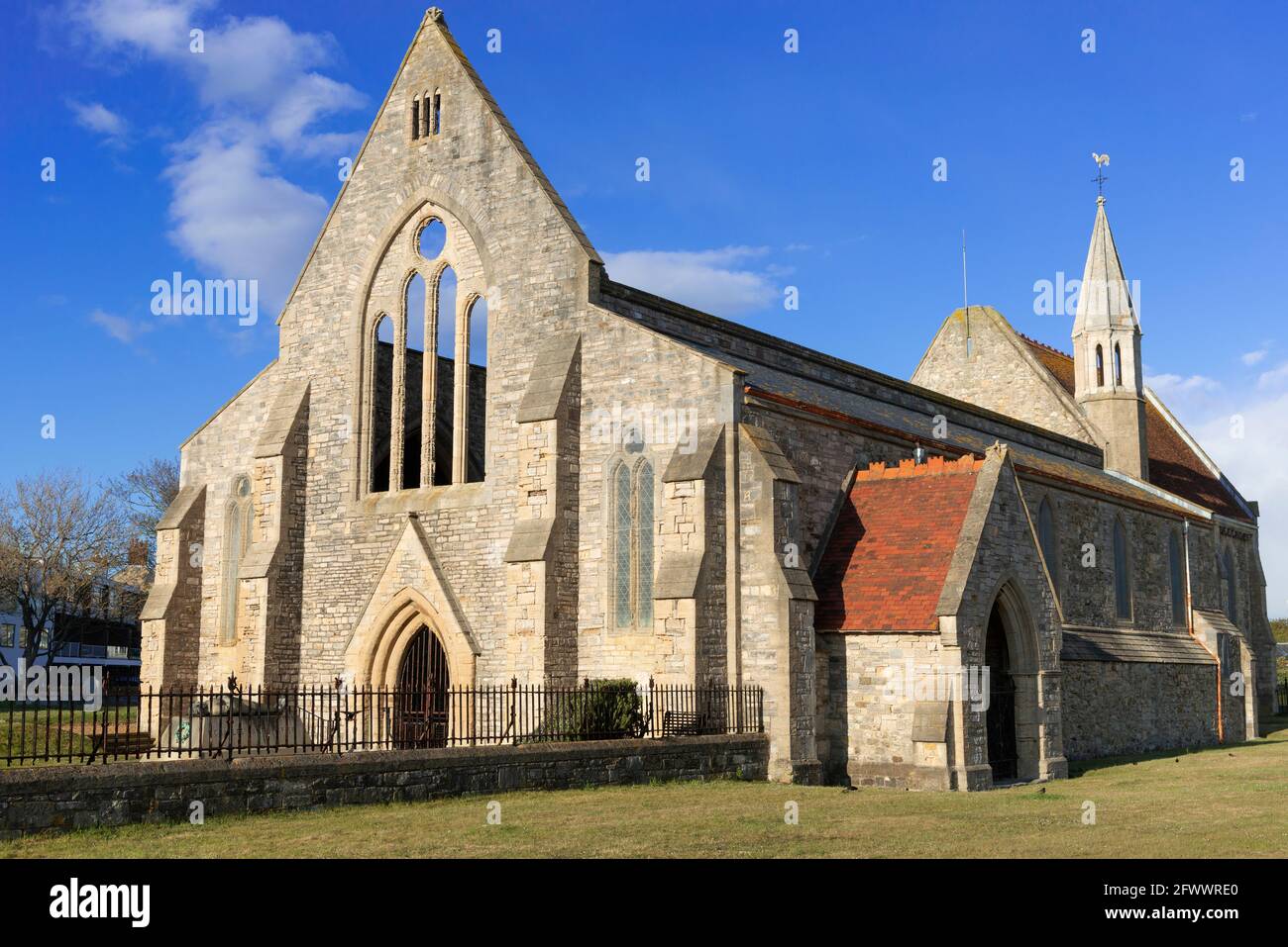 Royal Garrison Church, Grand Parade, Old Portsmouth, Hampshire, Angleterre, ROYAUME-UNI Banque D'Images