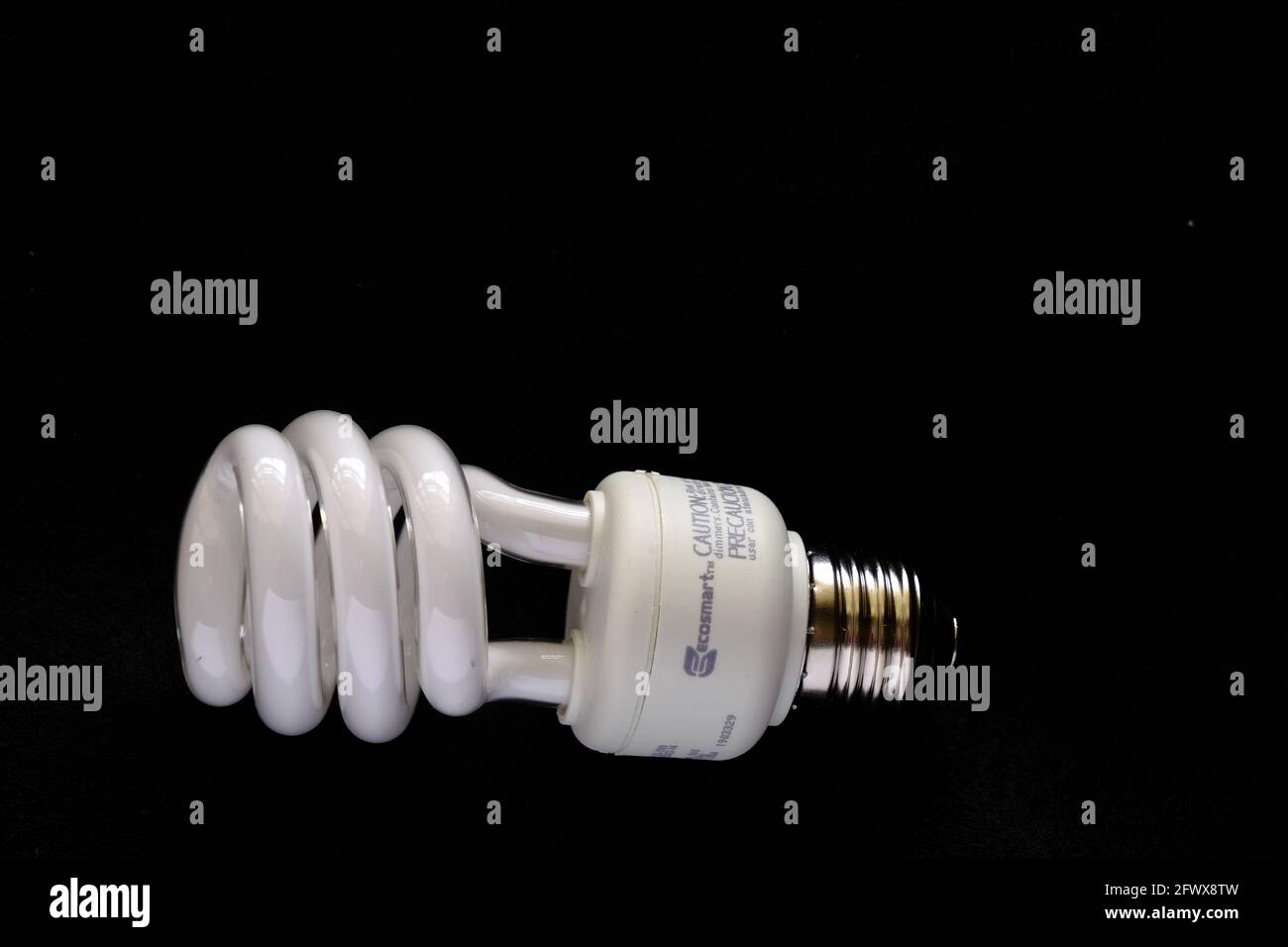 Ampoule fluo compacte Banque D'Images
