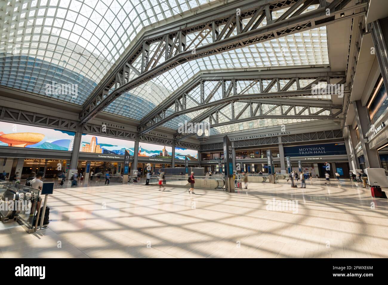 Moynihan Station dans la gare de Pennsylvanie, au coeur de Midtown Manhattan. New York. ÉTATS-UNIS Banque D'Images