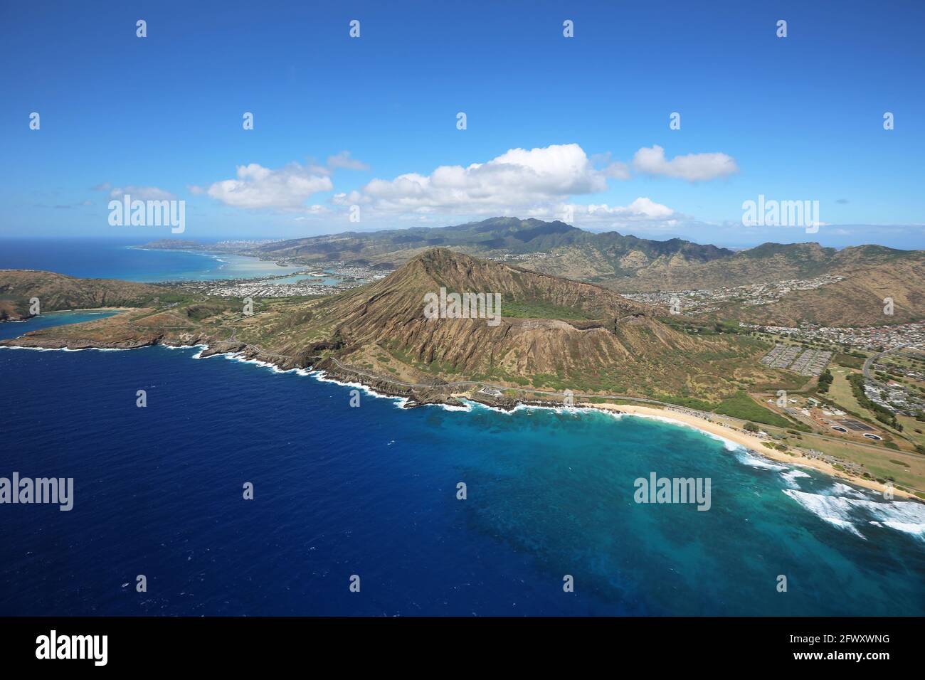 Koko Crater - Hawaï Banque D'Images